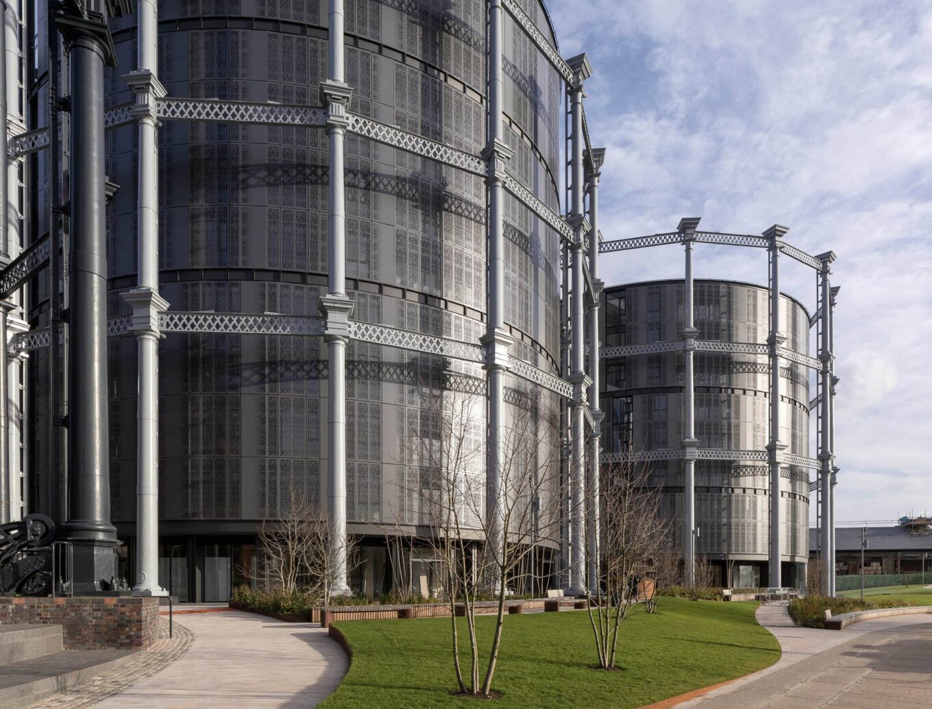 Gasholders London, King's Cross, Wilkinson Eyre