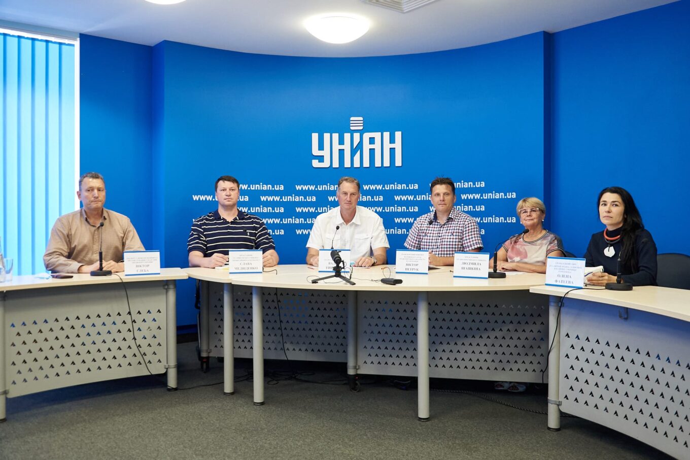 Фото спикеров пресс-конференции