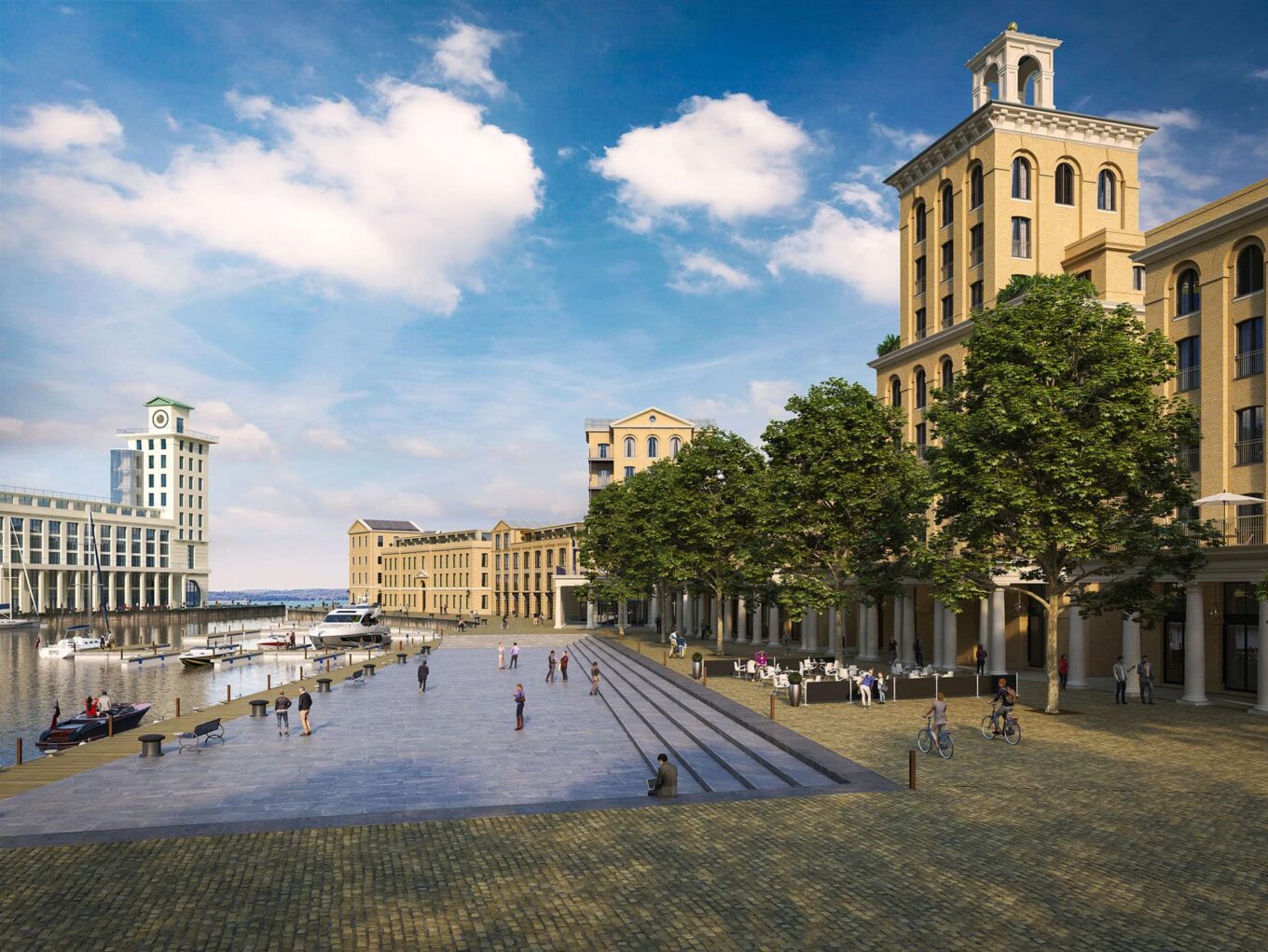 Новый проект Леона Криера и Бена Пентрита — urban village Fawley Waterside в графстве Гэмпшир