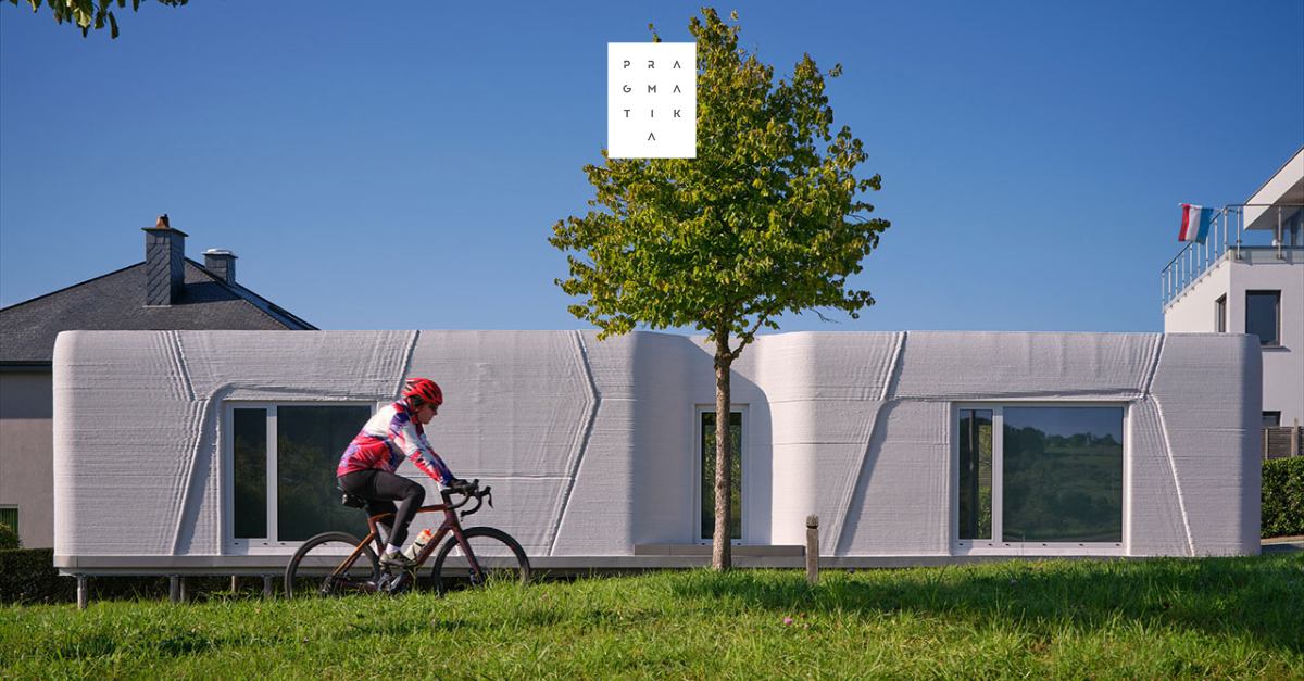 The first 3D-printed house was printed in Luxembourg: mini-housing