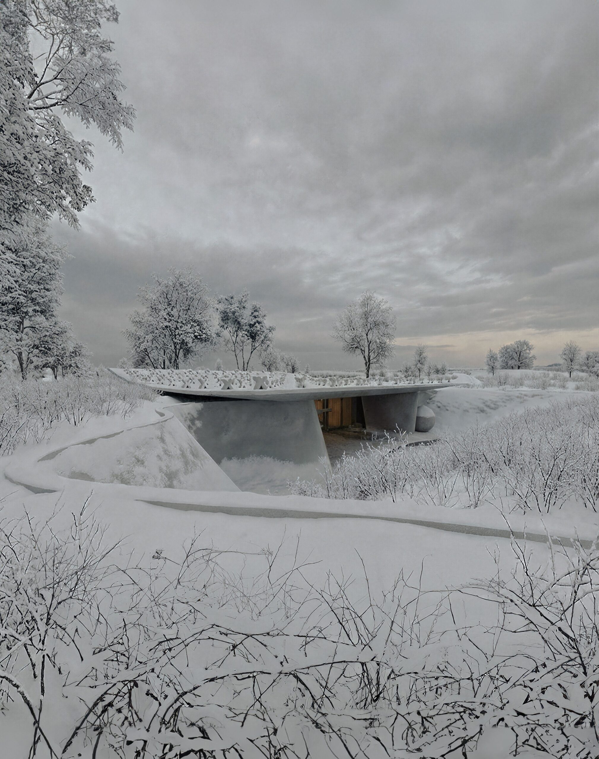 HROMADA : une architecture née de la terre. Le studio MAKHNO a présenté ...