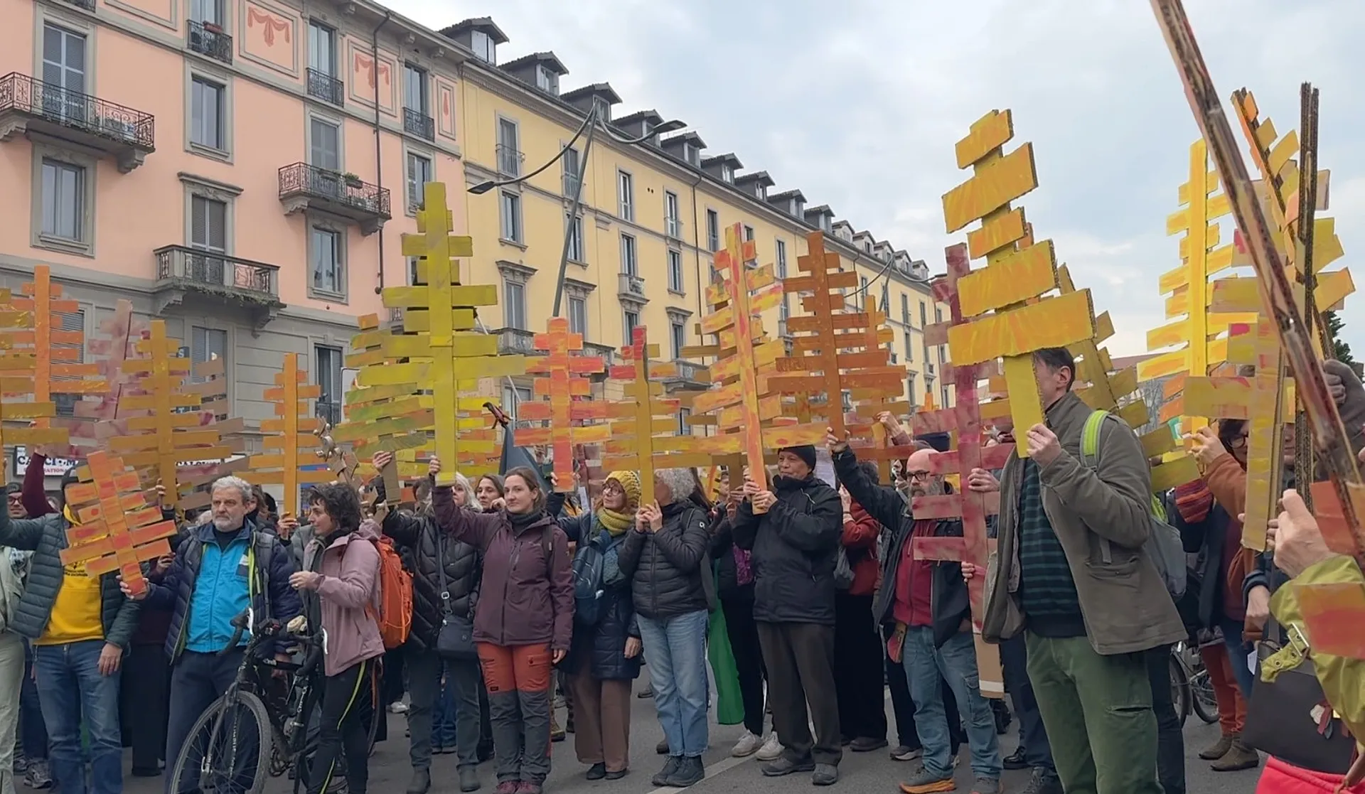 Протест у Мілані