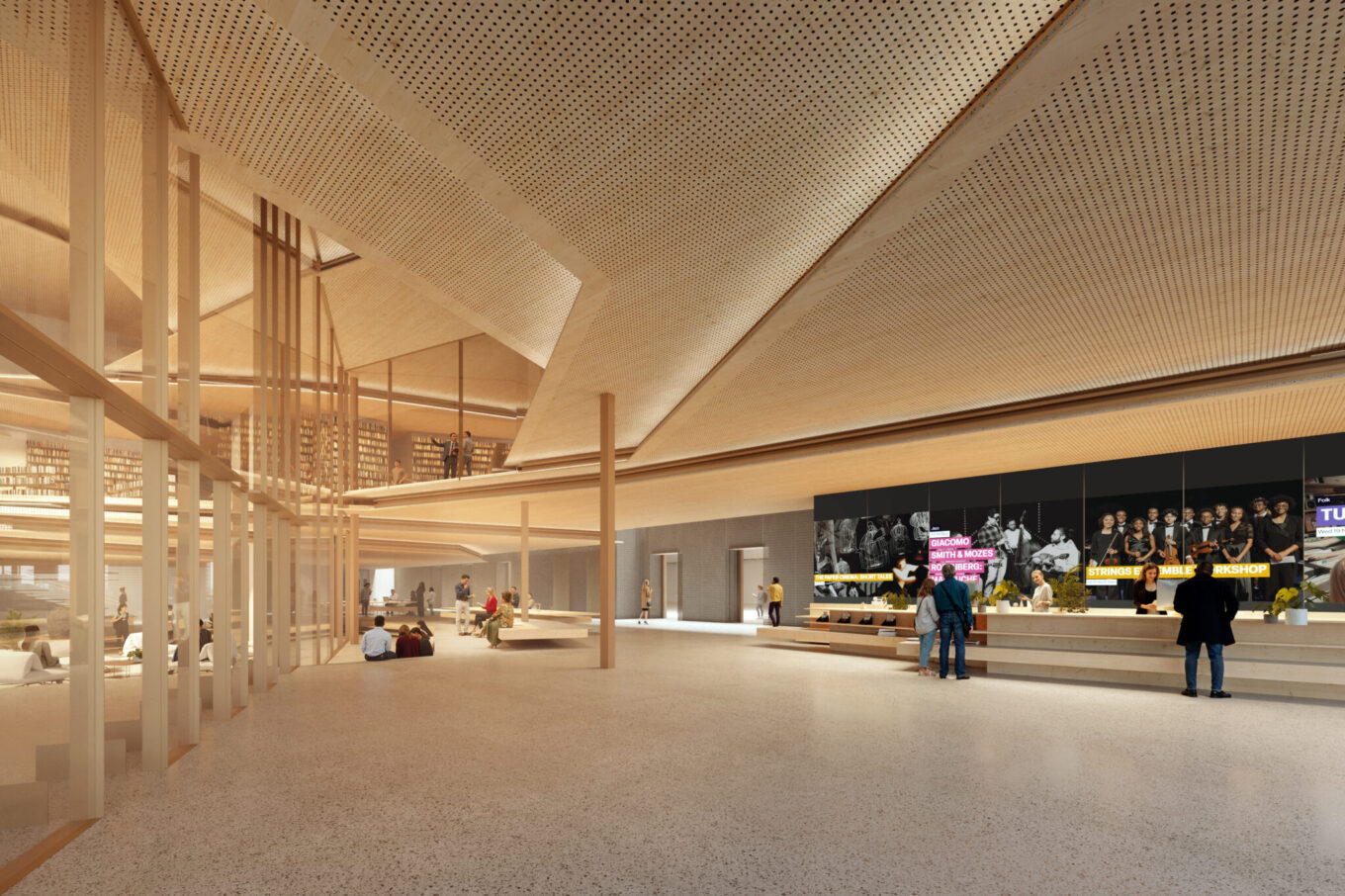 Проєкт майбутньої бібліотеки у Жешуві від студії Kengo Kuma and Associates