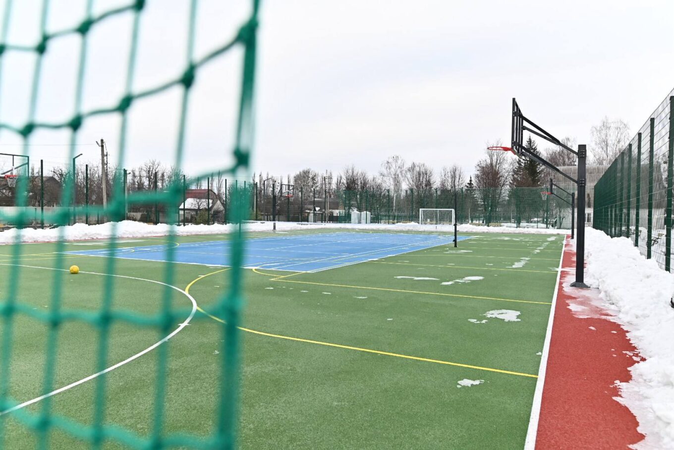 Відновлені будинки в Бородянці