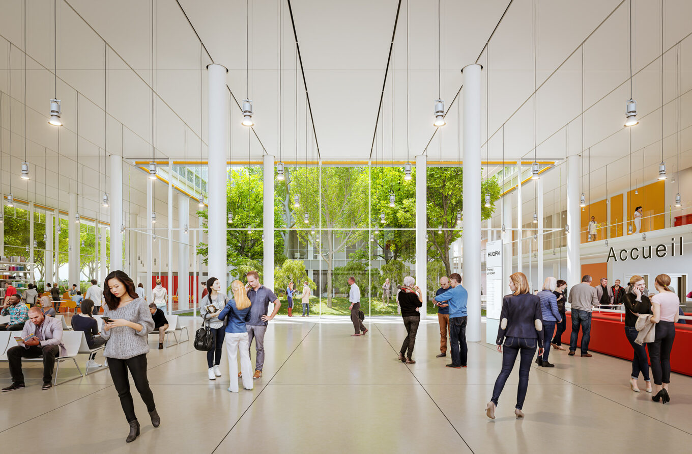 Лікарня із садом в Парижі