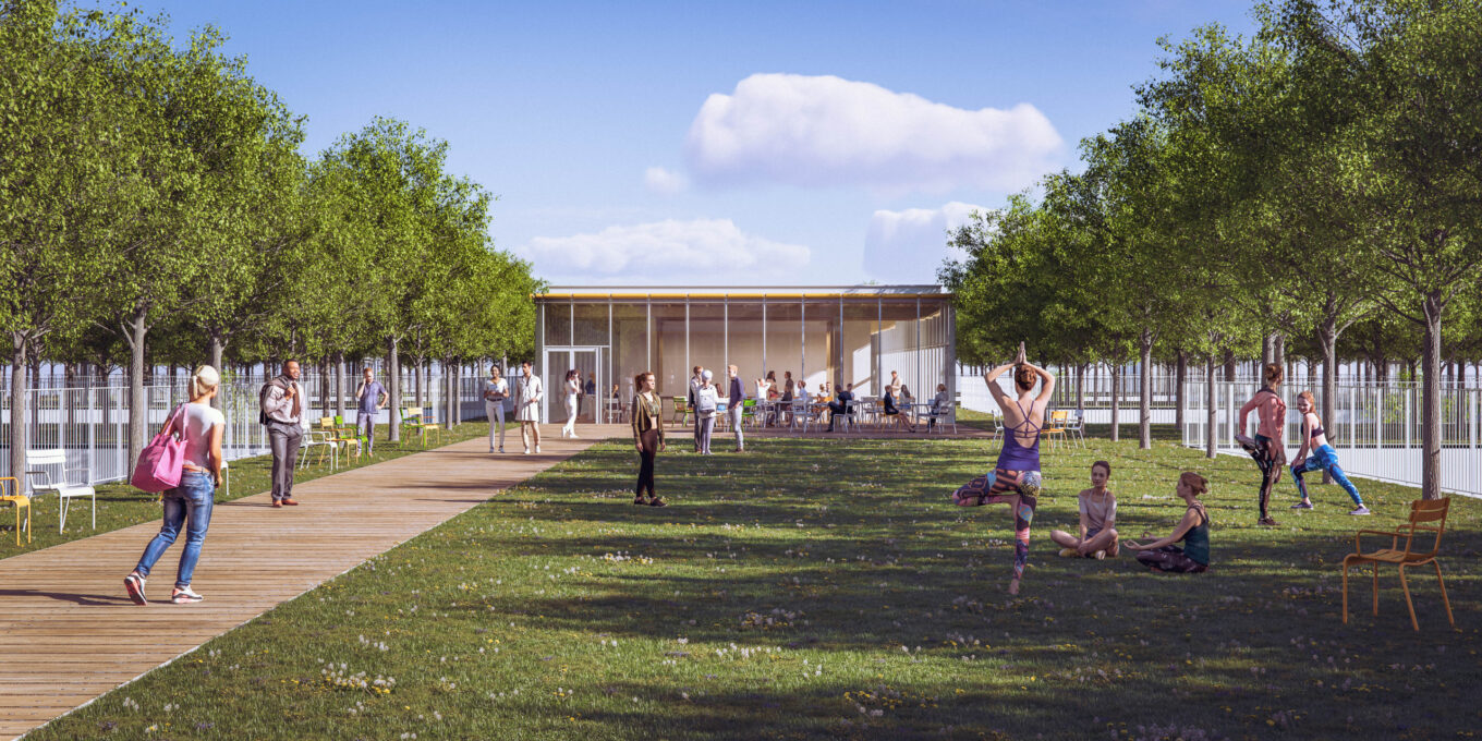 Лікарня із садом в Парижі