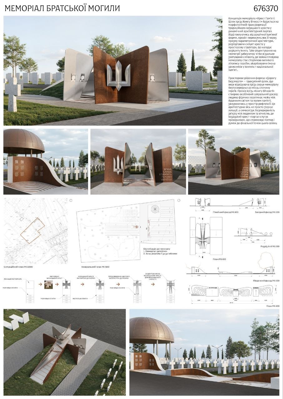 A mass grave memorial project was chosen in Chernivtsi